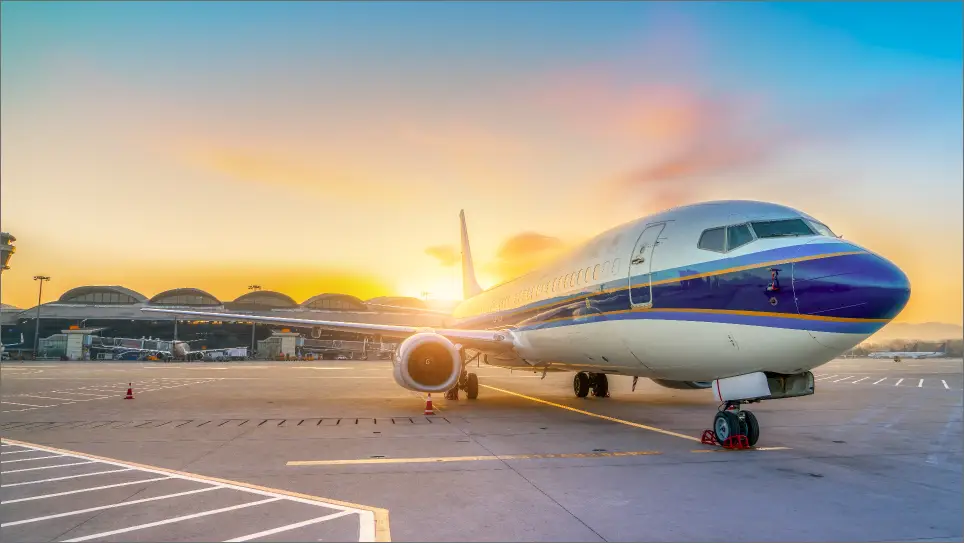 Pilot and co-pilot preparing for air charter flight at FLC Freight