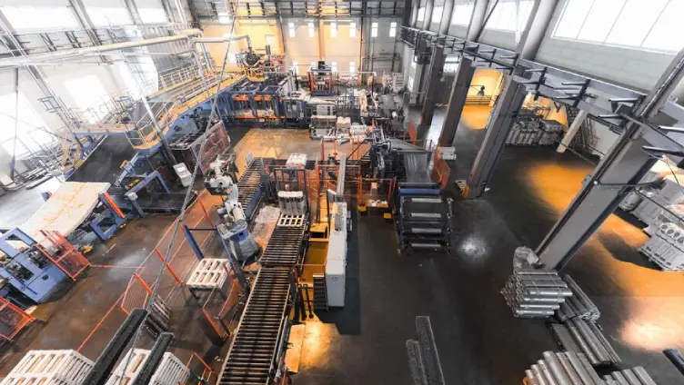 FLC Freight team setting up exhibition stands in Dubai