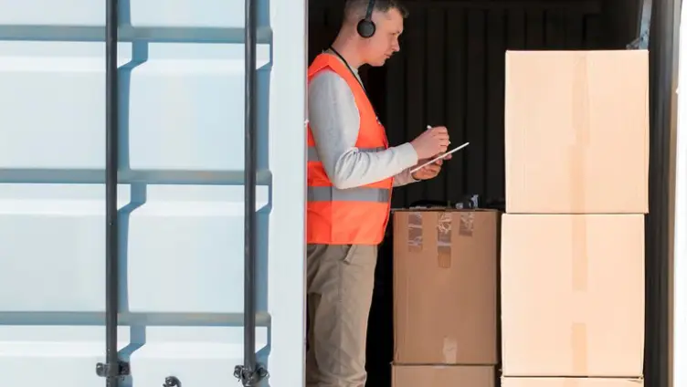 FLC Freight staff inspecting containers for secure shipping
